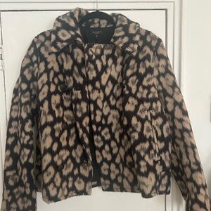 Rag & Bone Black and Tan Patterned Jacket